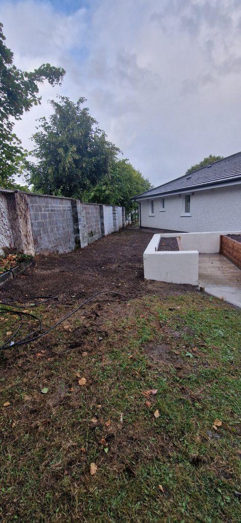 Larchfield ground works 1